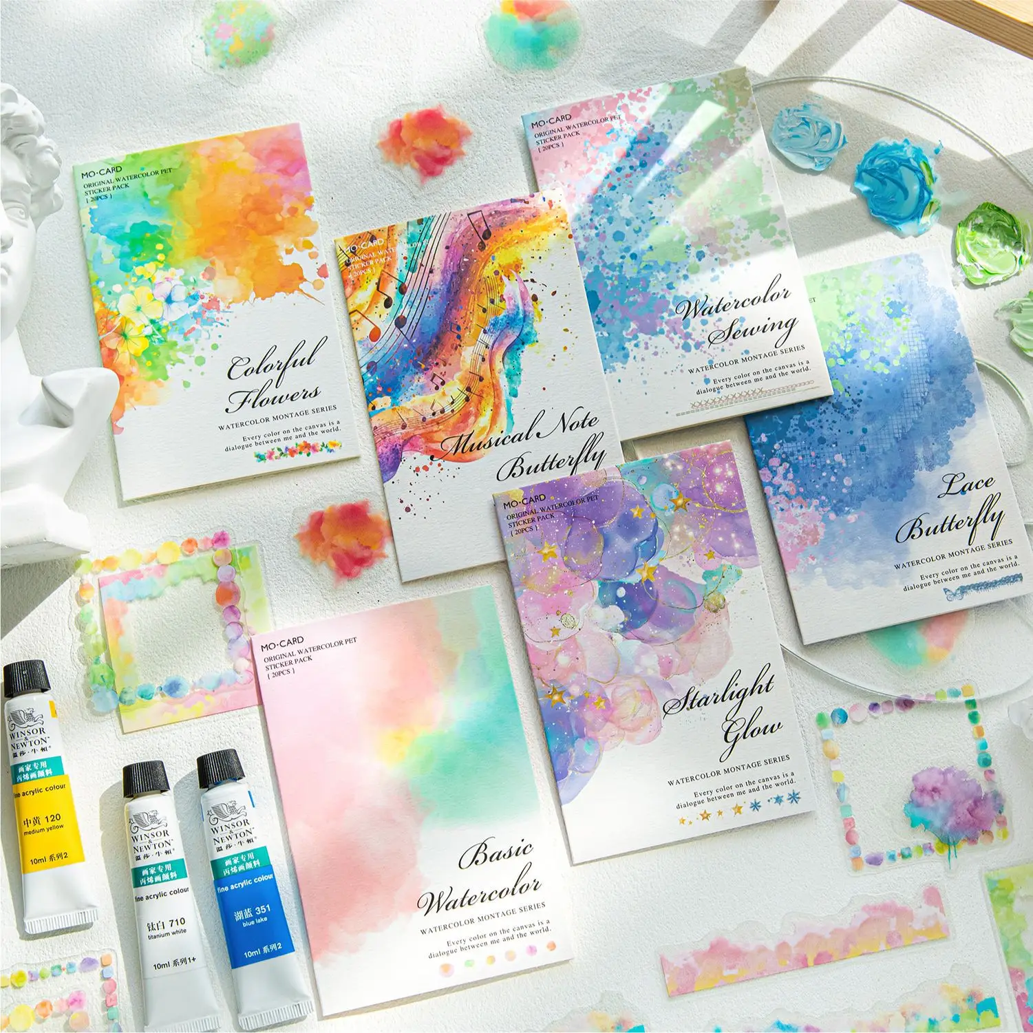 

20 шт./1 лот каваи канцелярские наклейки акварельный монтаж мусорный журнал декоративные скрапбукинг DIY ремесленная наклейка