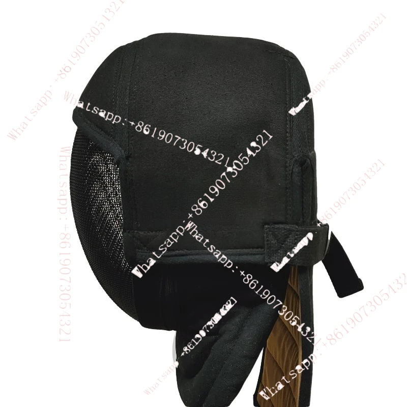 Epee hood, brain pad, black, soldier strike, short soldier protective gear, new, short.