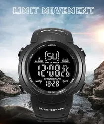 WECOOL Brand Sport Digital Alarm Multifunction Wrist Watch W-606 Waterproof Watch