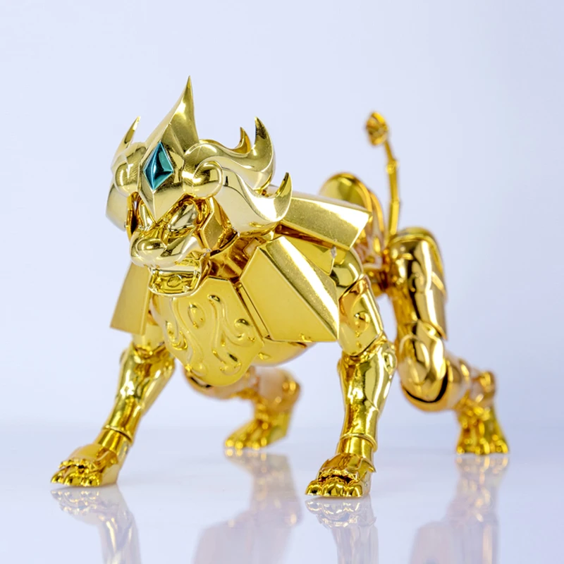 CS 모델 Saint Seiya Myth Cloth EX Leo/Lion Aiolia 토템/오브젝트 Gold Knights of the Zodiac 액션 피규어 재고 있음