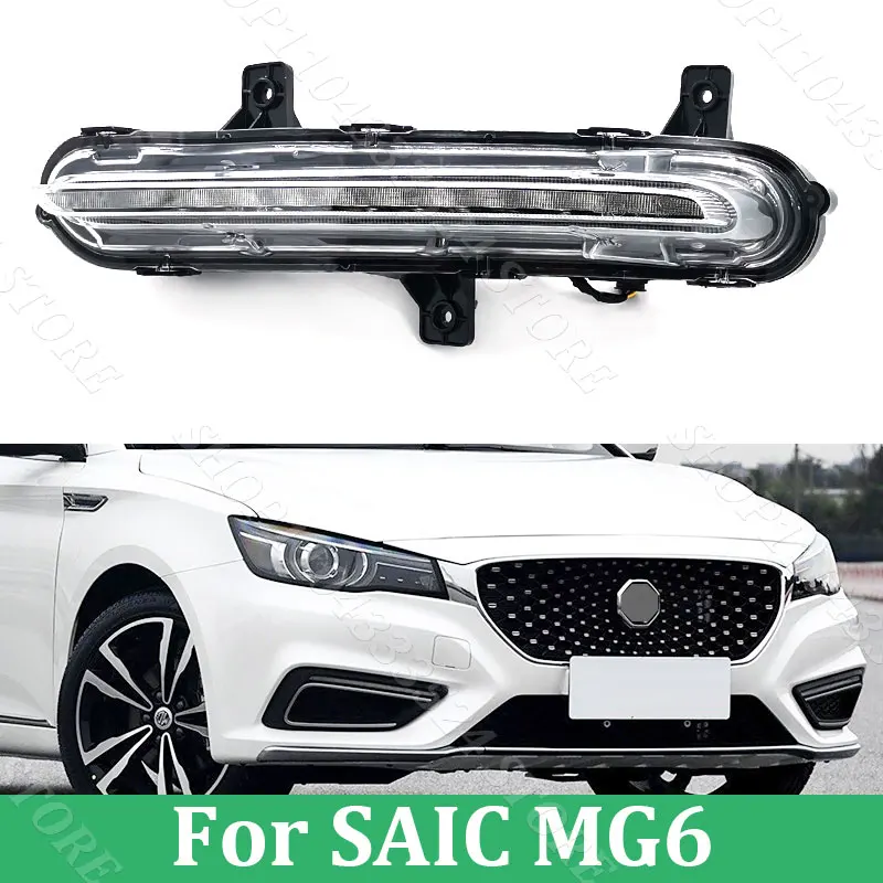 LED Front Fog Light Fog Lamp For SAIC MG6 MG 6 2018-2019 Daytime Running Light DRL Daytime Light Foglight