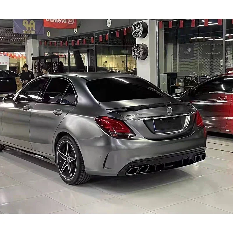 Factory price car Parts bumpers body kit for Mercedes Benz C class W205 2016-2021 modified to C63 AMG.