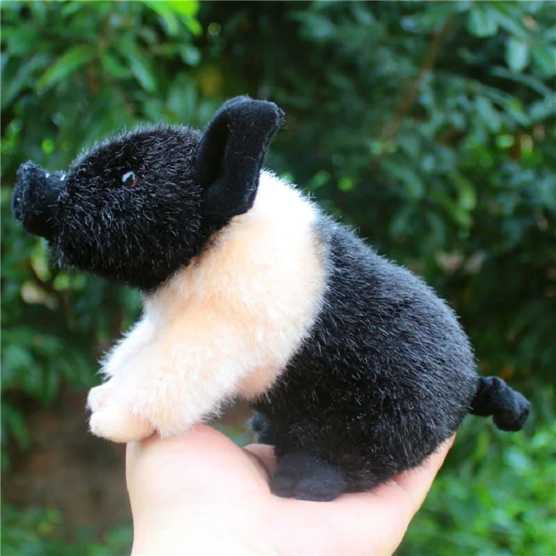 Lifelike Small Piggy Bama Miniature Pig Emulational Pet Animal Cute Stuffed Doll Soft Plush Toy Girl Boy Birthday Christmas Gift