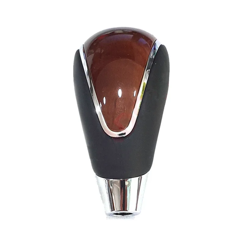 467203M000 Leather Gear Shift Knob Wood Grain for Hyundai Genesis Sedan 2008-2010