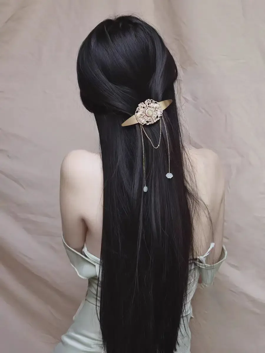 Hanfu Kopfbedeckung Vintage schöne Haarspange Retro Haarspange Krone Prinzessin Cosplay Quaste Zubehör