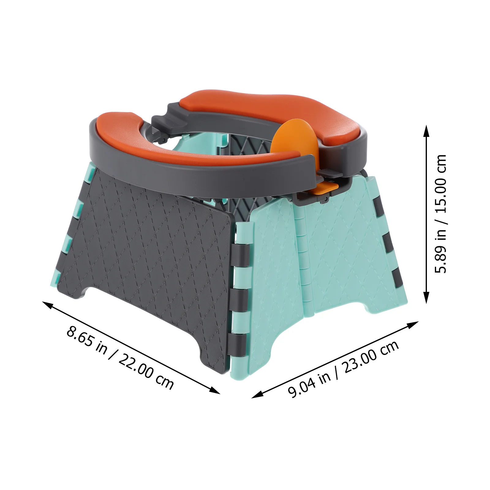 مجموعة واحدة من مرحاض الأطفال القابل للطي، قعادة محمولة متينة وآمنة للاستخدام المنزلي والسيارة والسفر، استخدام مرحاض الأطفال المحمول كلوسيستول للسفر #5