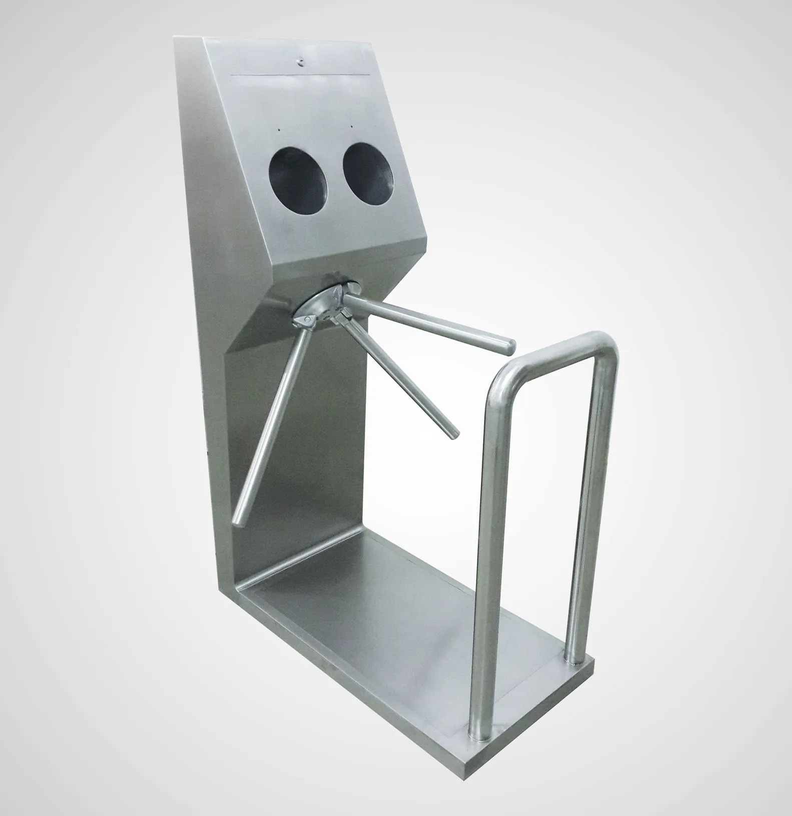 Security Gate Barrier Semi-automatic 2 Way Ticket Hygiene Tripod Barrier Turnstile Gate