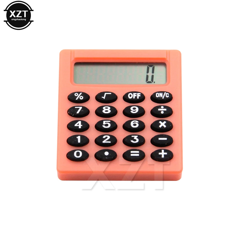 Pocket Cartoon Calculator Small Square Multifunctional Personalized School & Office Electronics Creative Calculator