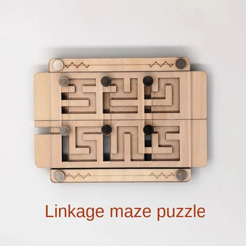 Puzzle Live Brain Puzzle Puzzle Toy Level 10 Difficulty Niche Intelligence Puzzle Brainy Decompression Challenge Wooden