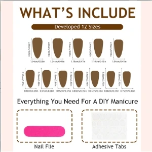 24 Uds uñas postizas Burst Glitter Blush ojo de gato francés almendra uñas prensadas en piezas de uñas adecuadas como regalo para amigos y familiares