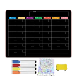 7pcs/set Magnetic Dry Erase Calendar Fridge Magnet 17