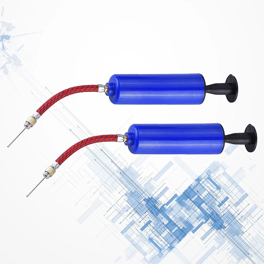 

2Sets Basketball Inflator Double Action Portable Sports Ball Air Pump Football Volleyball Inflator Fashion Air Pump