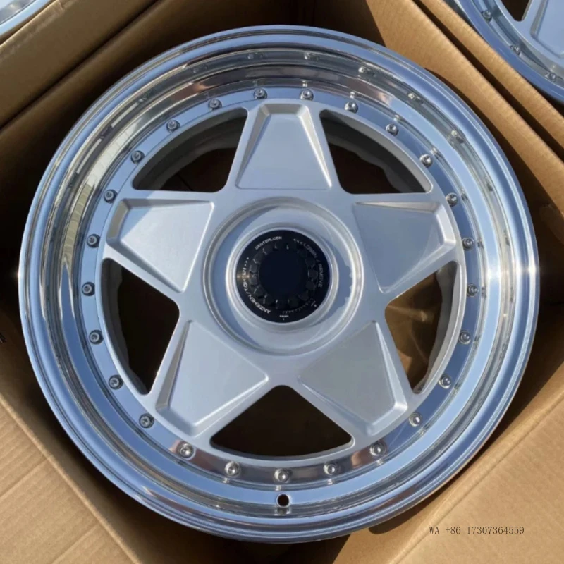 3-piece Forged Step Lip Modena Wheels for Mercedes benz R129 W126 C126  W124 E500 5x112 Wheels 18 17 Inch Rim Alloy Wheels Jante