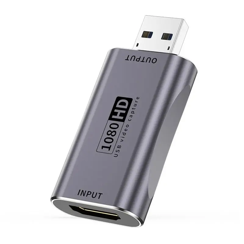 Promoção Diária: Placa de Captura de Vídeo USB 3.0 1080P para Jogos e Streaming – Gravador para PS4/5, Switch e Câmeras
