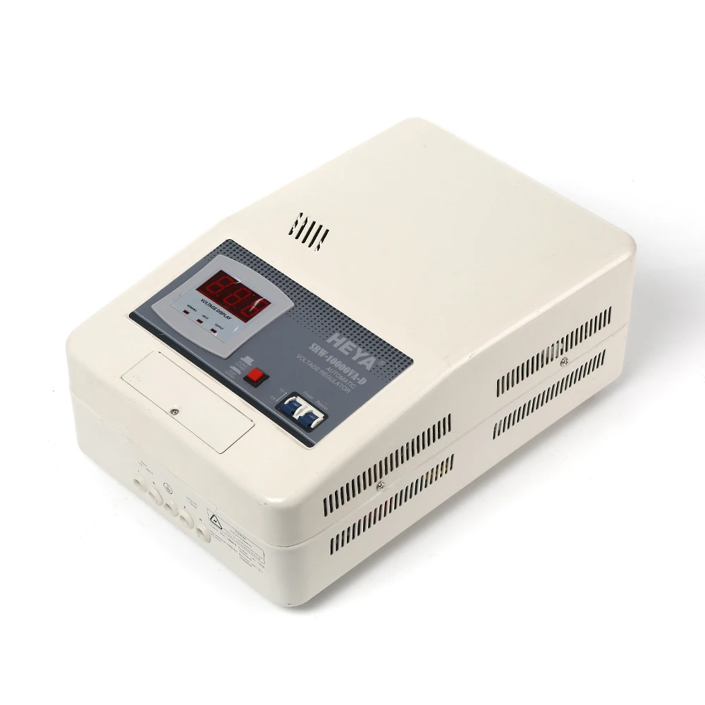 HEYA مثبت على الحائط 8KW 10KW 220V منظم جهد أوتوماتيكي أحادي الطور مثبت سعر AVR