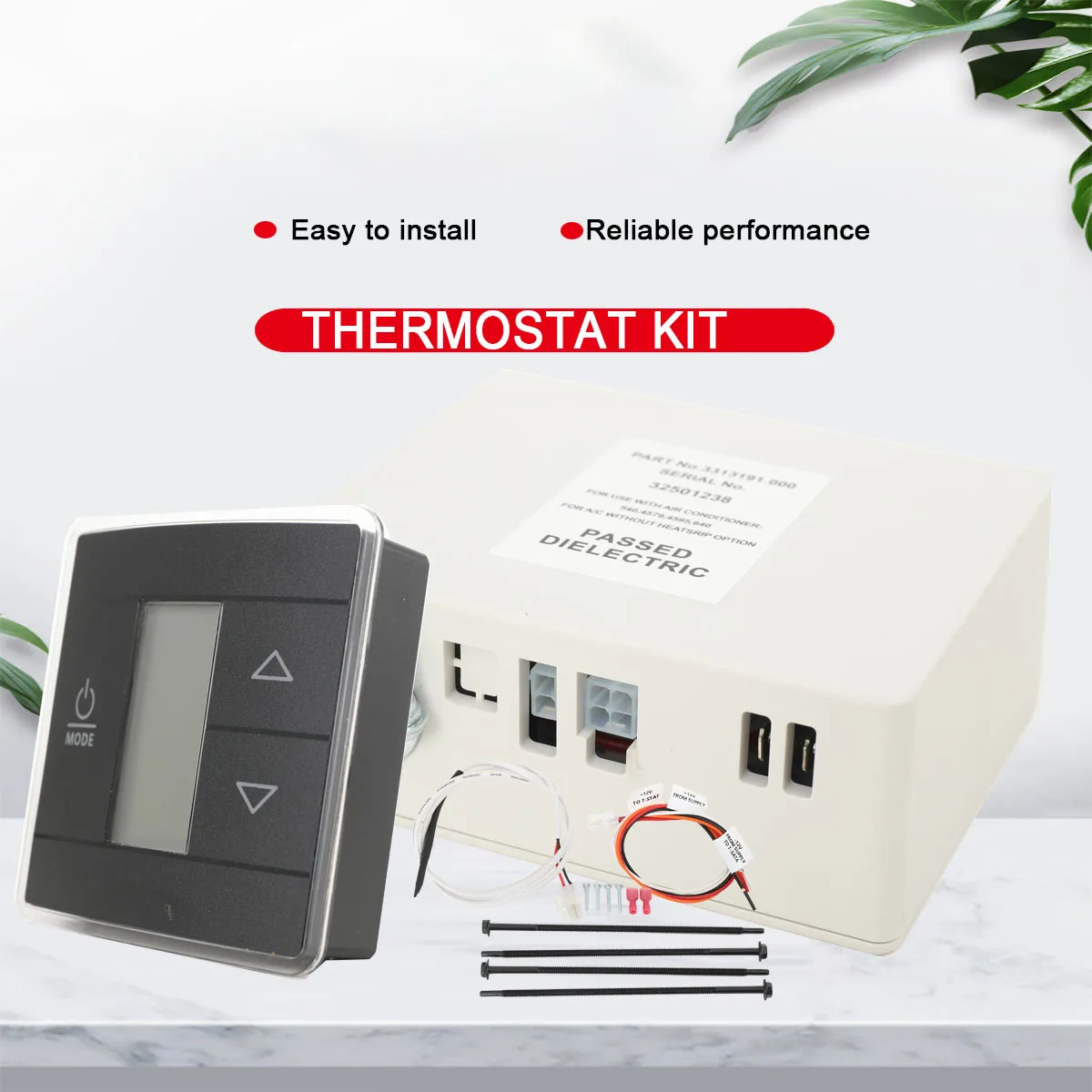 

Single Zone RV Wall Thermostat w/Digital Temperature Display Fit for Dometic for Camper RVs and Trailers With Control Board