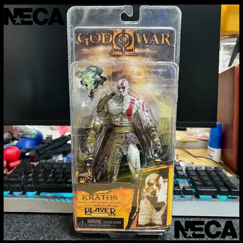 In Stock Neca God Of War 2 Kratos Medusa Titi Front Edition Kraye Game Surrounding 7-Inch Collection Model Toy Gifts