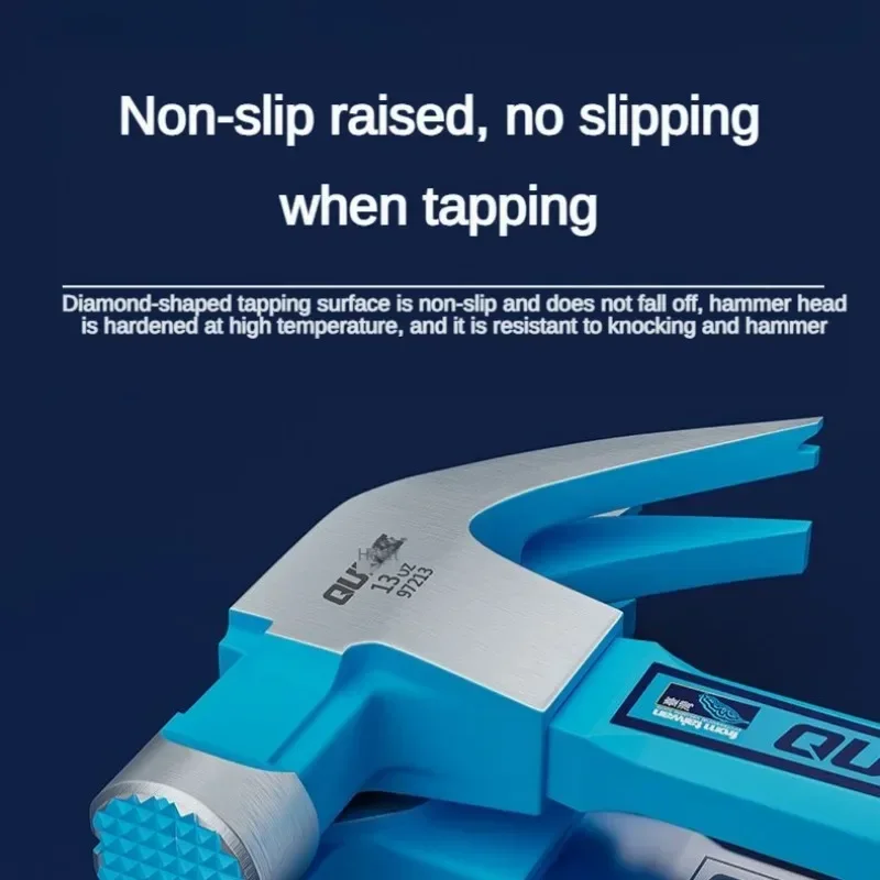Imagem -04 - Martelo de Aço de Alto Carbono Ferramentas para Trabalhar Madeira Martelo Profissional de Garra de Carpinteiro Hardware Multifuncional Acessórios de Ferramentas Manuais