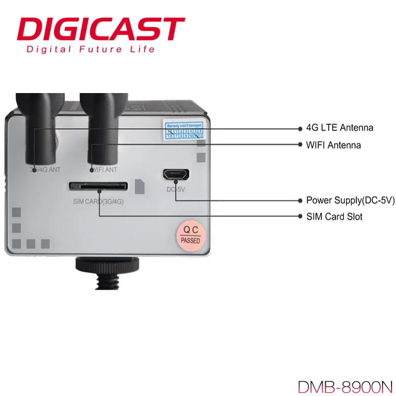 3G 4G WIFI Battery Live Video Encoder HD Ml SDI to Internet Wireless WIFI  LTE Encoder