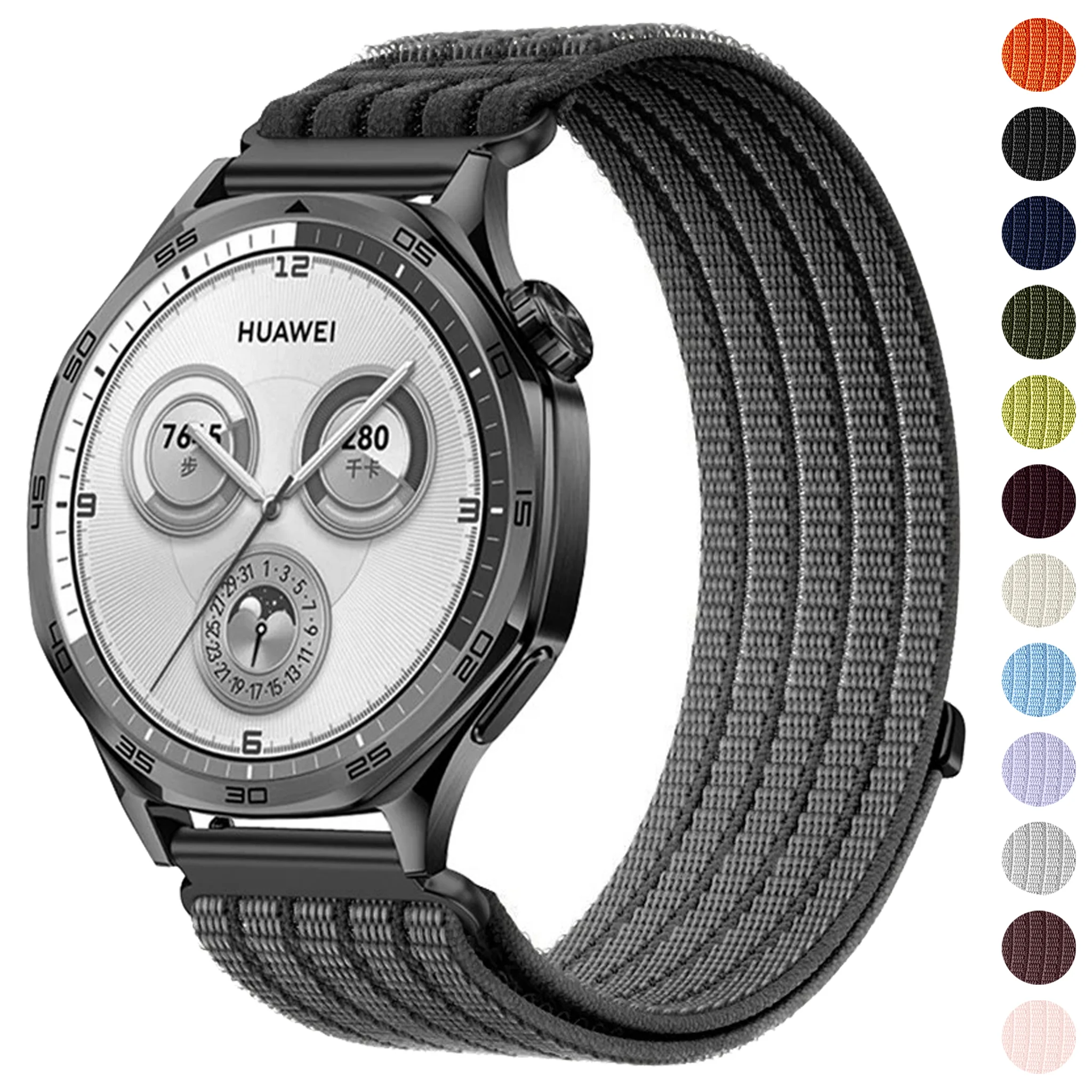 Runners Gear - Pulseira de Nylon 18/20/22mm para Huawei