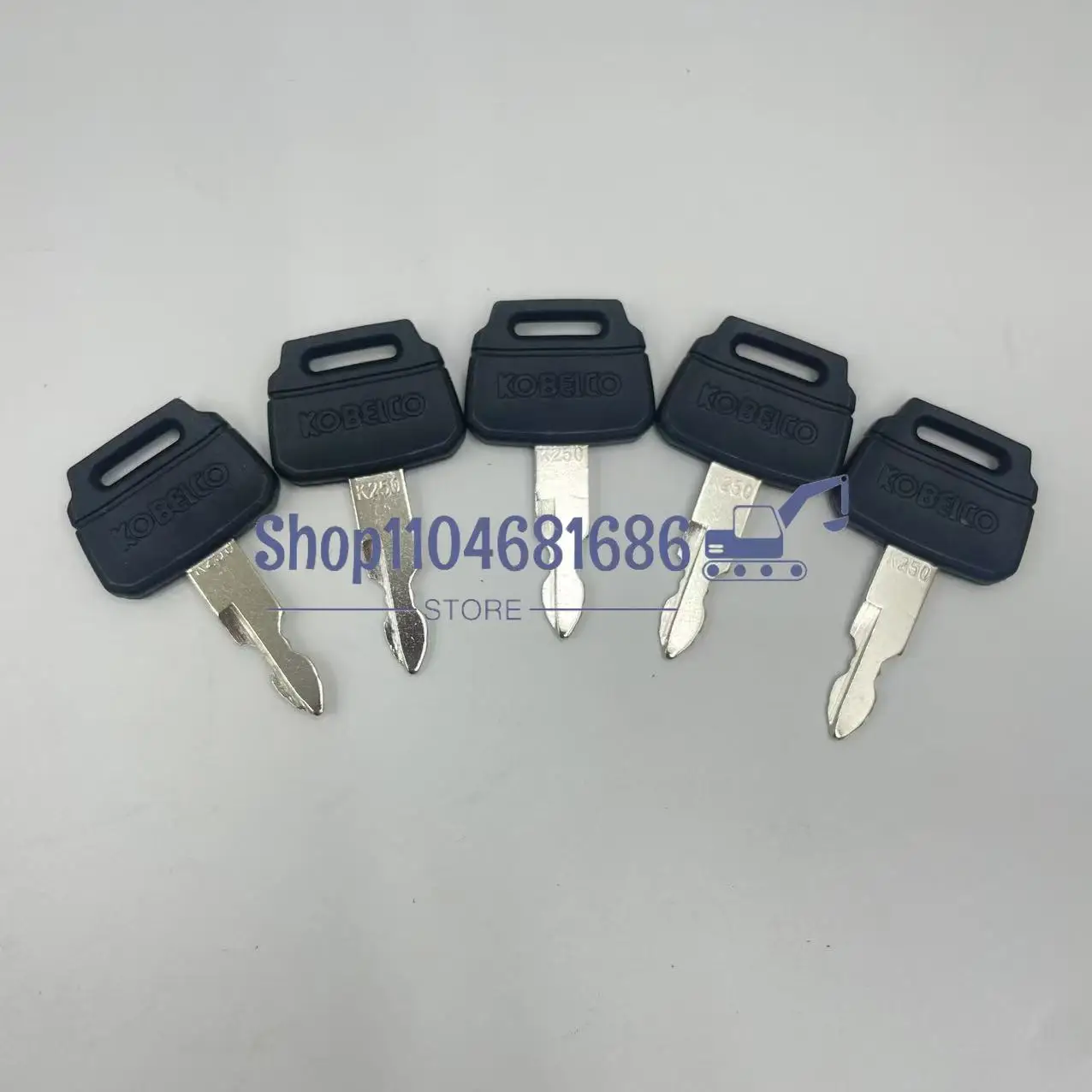 1/2/5/10pcs Side Door Key Ignition Start Key K250 for Kobelco Excavator SK60 SK130 SK200 SK260 SK350