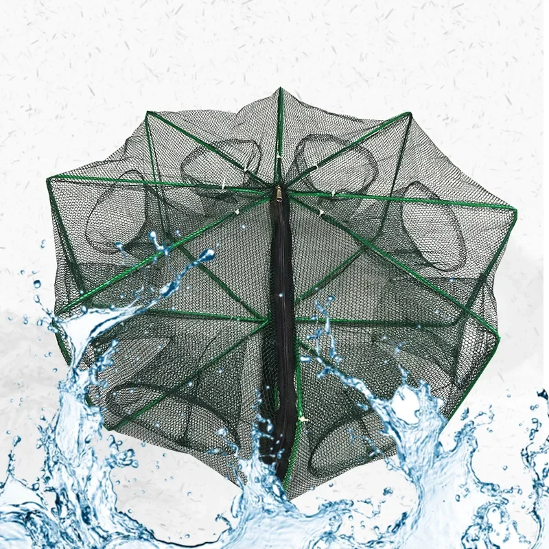 Automatic Square Folding Umbrella-shaped Shrimp Cage Fishing Net Catch Small Fish Cage Shrimp Eel Loach Net Small Shrimp Net