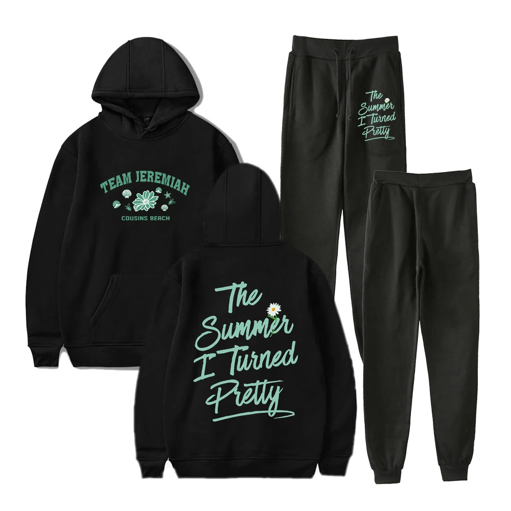 

The Summer I Turned Pretty Cousins Beach Merch Team Jeremiah Conrad Толстовка с капюшоном Брюки для бега Комплект из двух предметов Толстовки + спортивные штаны