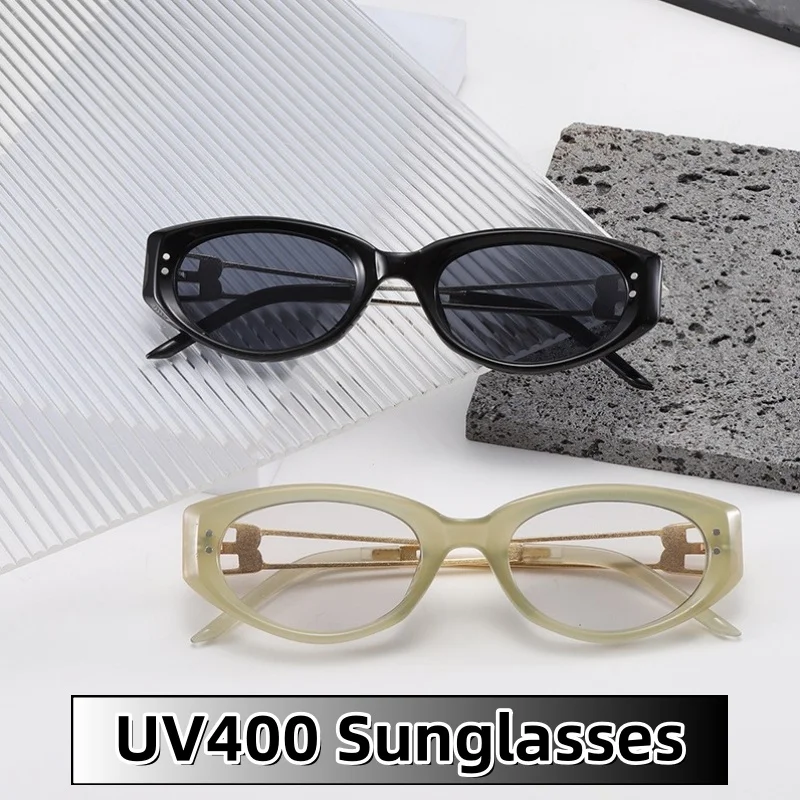 

New Retro Trendy Cat-eye Sunglasses Advanced Versatile Party Gatherings Outdoor Beach Travel Magnificent Shades Glasses