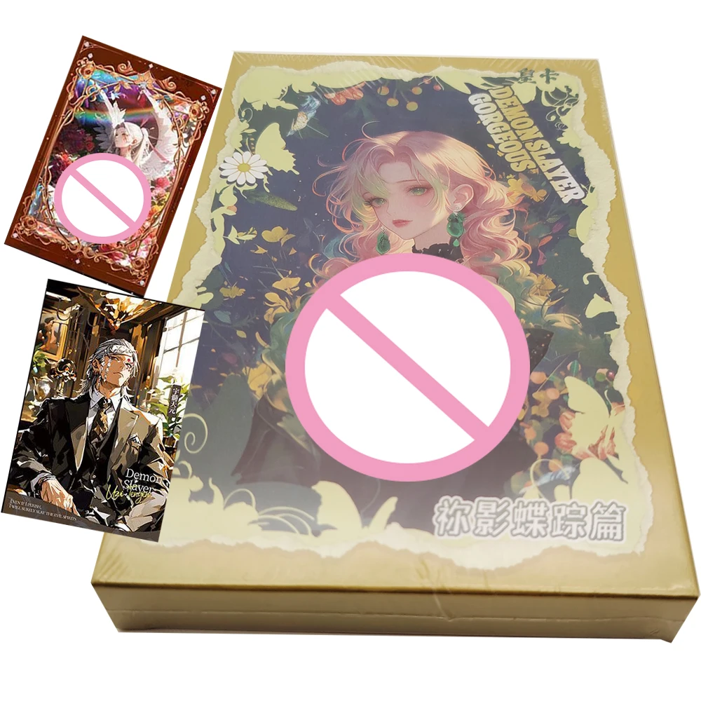 

Demon Slayer Exquisite Craft Character Card Creative Anime Protagonist Funny Color Paper Cards Toys Exquisite Christmas Gifts