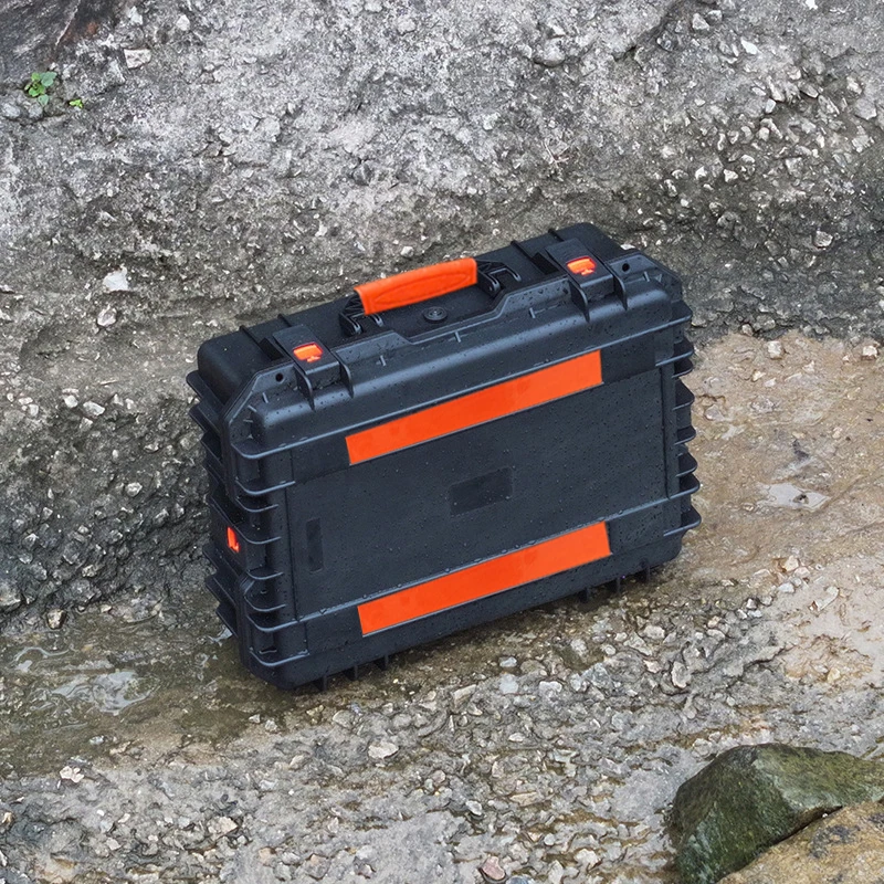 

Plastic Safety Tool Box With Pull Rod 465/480/495/570mm Waterproof Shockproof Instrument Camera Equipment Case With Sponge Liner