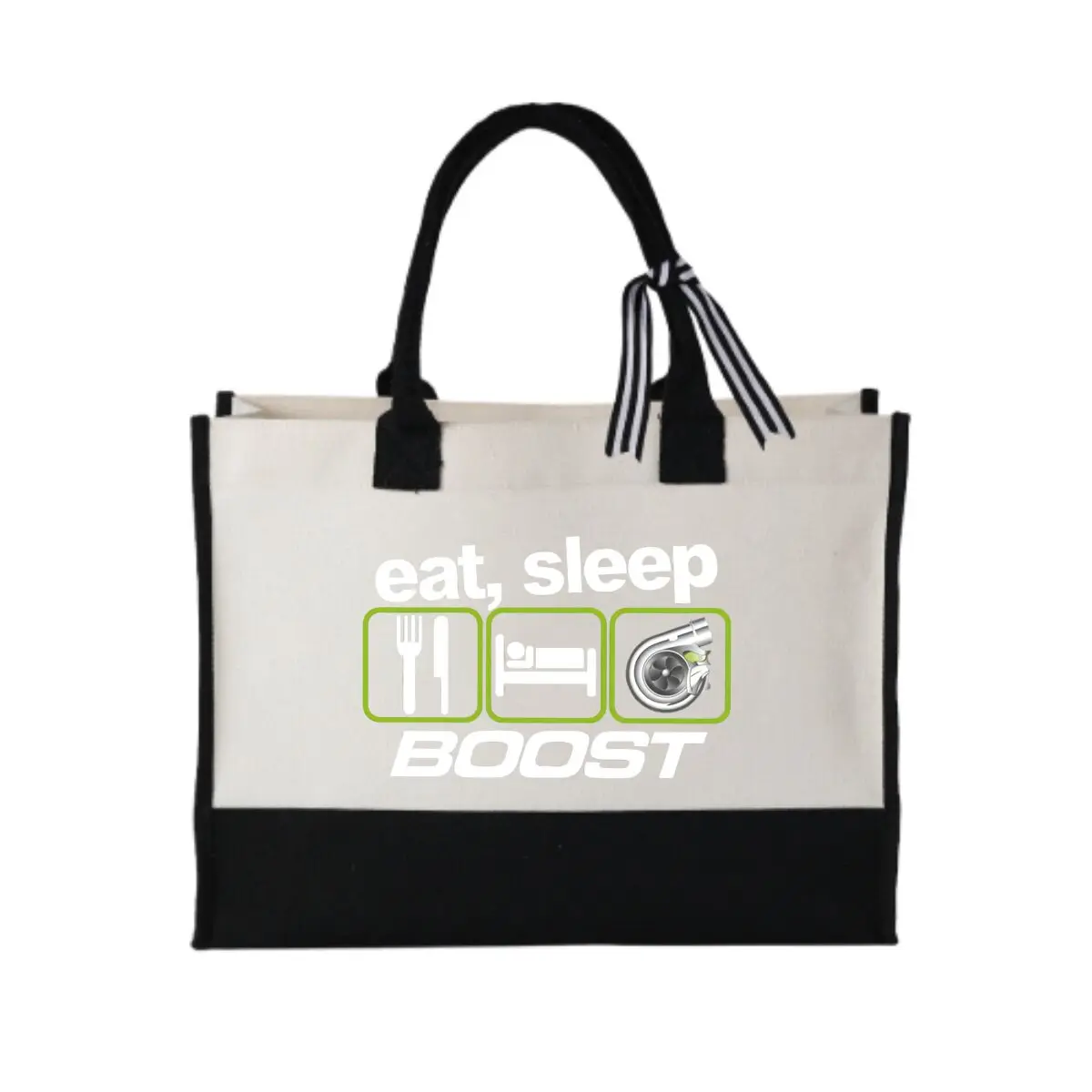 

Eat, Sleep, Boost Text Модная лоскутная холщовая подарочная сумка для вечеринок