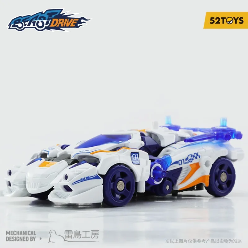 52TOYS BeastDrive BD-01 WHEEL RAPTOR Velociraptor Model Kit Deformation Robot Action Figure Collectible Toys Converting