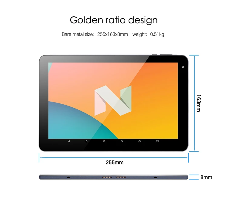 Tablet Android da 10.1 pollici a buon prezzo con altoparlante 4GB 64GB Unisoc 9863A 4G LTE 6000mah Batteria tablet pc Android per regalo