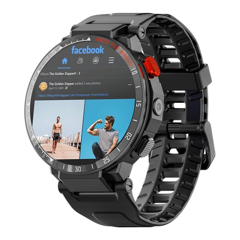 2021 ساعة ذكية على الإنترنت أندرويد 7 واي فاي 4g Smartwatch الرجال 1.6 بوصة كاميرا فيديو نظام تحديد المواقع مكالمة هاتفية مراقب معدل ضربات القلب الرجال Reloj