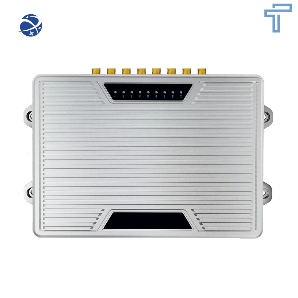 

Long Range 8 port Fixed RFID Reader, Impinj E710 inside, small size UHF Reader for RFID Inventory Management System