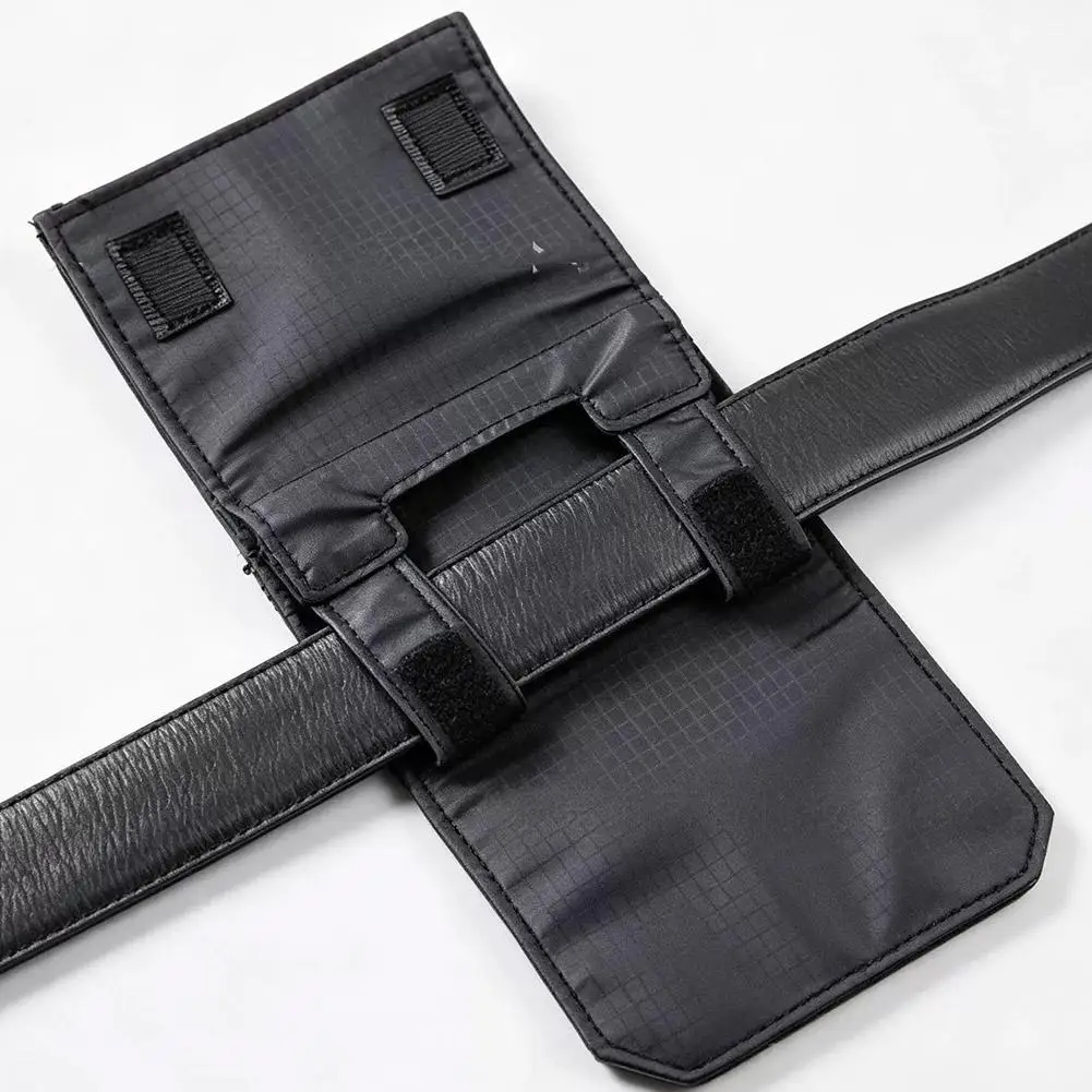 Diebstahlsicherer Gürtel-Geldbeutel, schlanke, versteckte Mini-Hüfttasche, Outdoor-Reise-Organizer, Münzbörse für Reisepass, Ausweis, Bargeld-Aufbewahrungstasche – Detail 13
