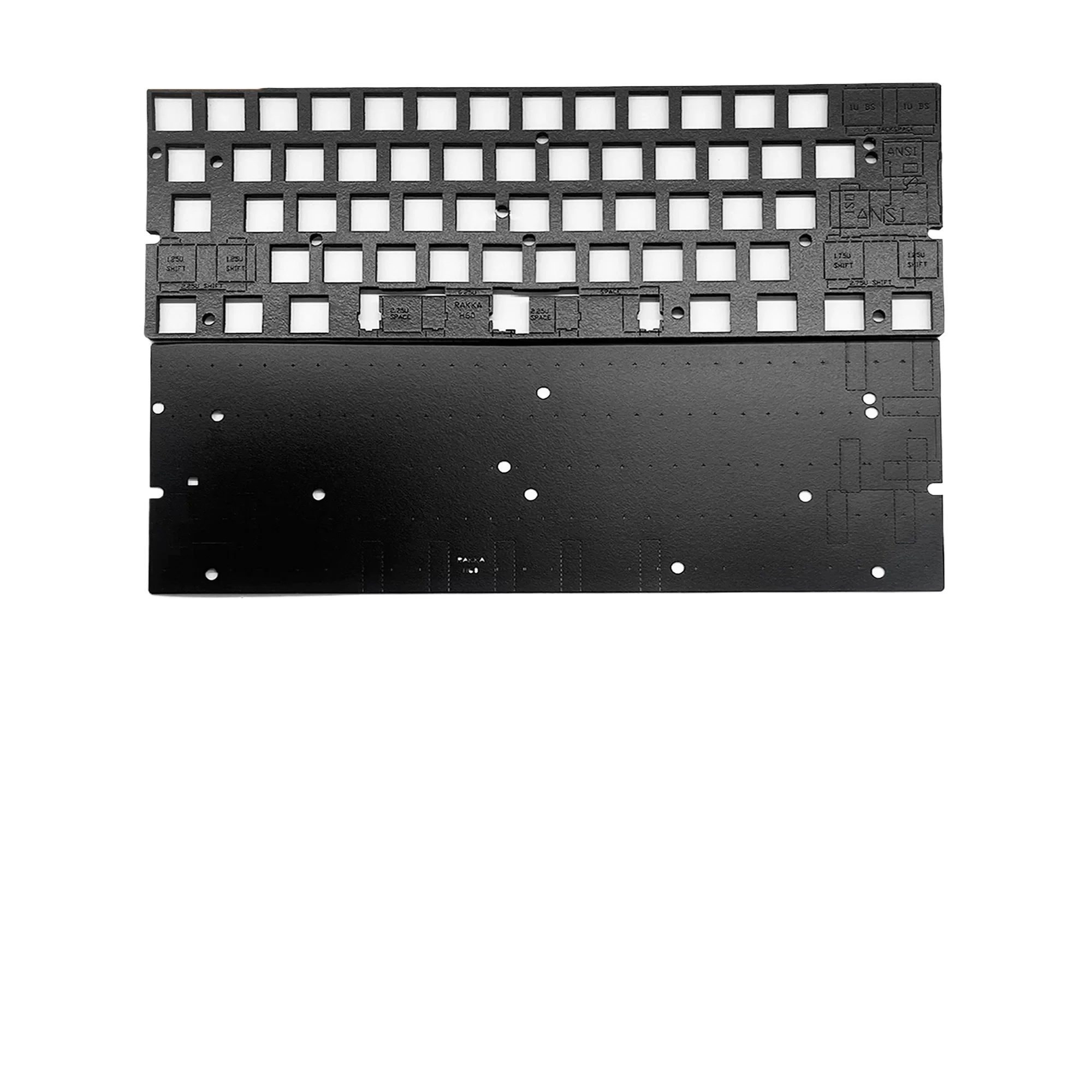 RAKKA H60/64 HE Keyboard sound foam poron pack with plate film IXPE switchpad PET sheets and spacebar foam