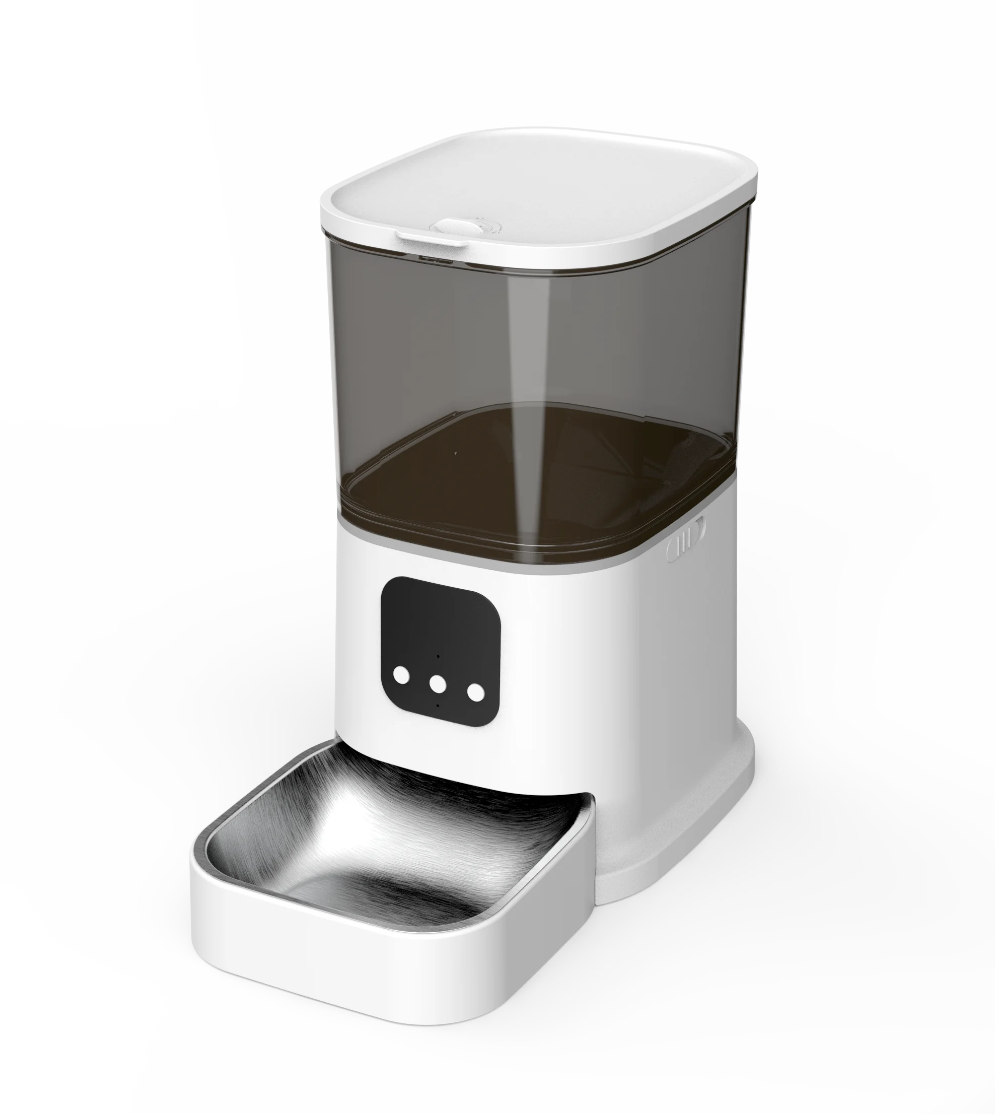 Smart Pet Feeder For Dogs Cats Wifi App Control Automatic Pet Bowls Battery Plastic Mobile Phone App Control Intelligent