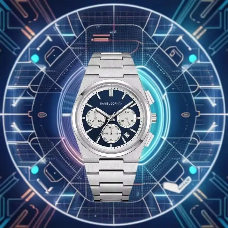 Great Gorman Watch Quartz Stainless Steel 5ATM Waterproof Exclusive Distributors Multifunctional Wristwatch Luminous & Calendar