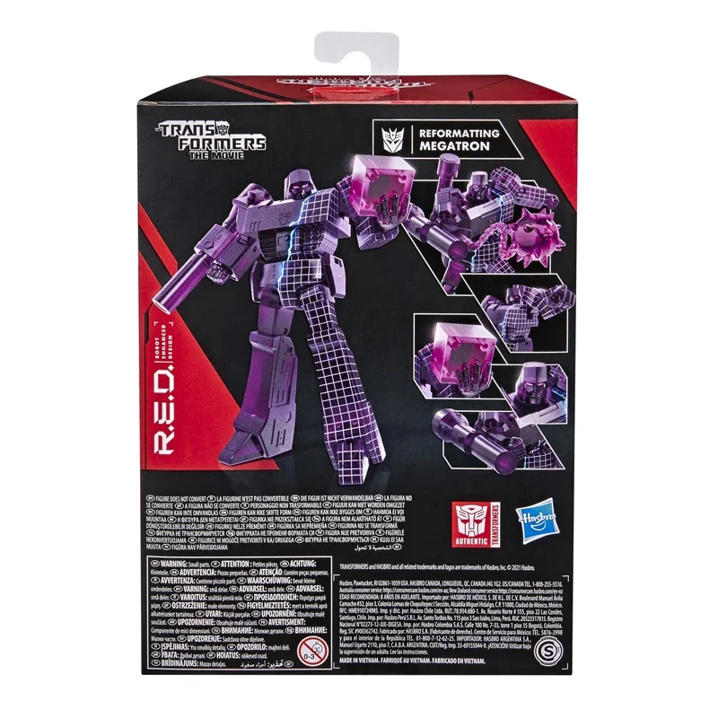 Hasbro Transformers R.E.D. Reformatting Megatron Optimus Prime Arcee Soundwave Non-Converting Action Figure Kids Toys Boys Gift