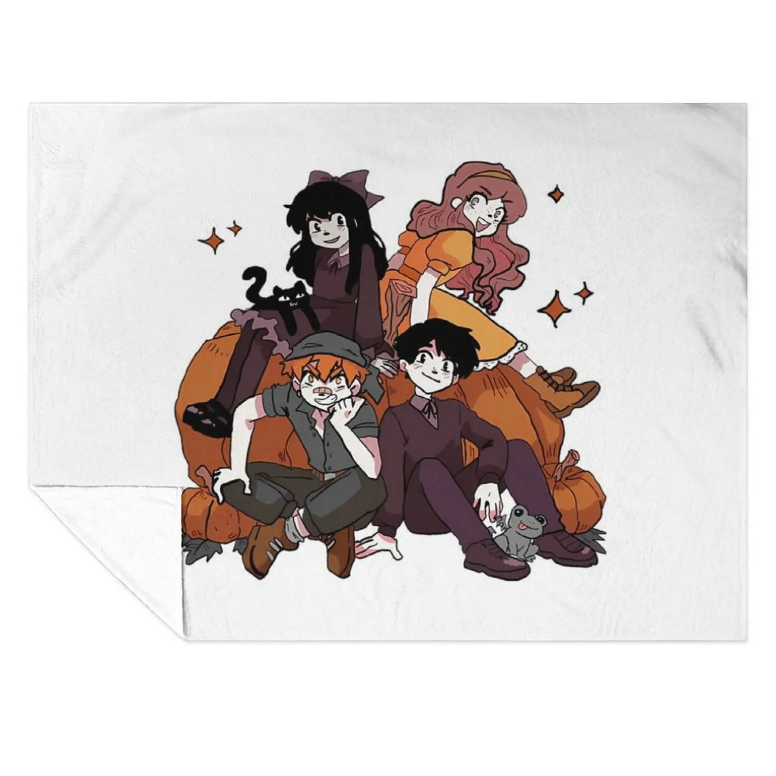 

Fantasy Adventure Webcomic - Vintage Anime Throw Blanket Polar cosplay anime Blankets