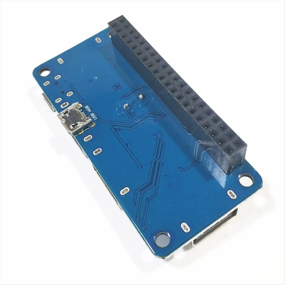 A10I 4 Ports USB HUB HAT for 3 / 2 / Zero W Extension Board USB to UART for Serial Debugging