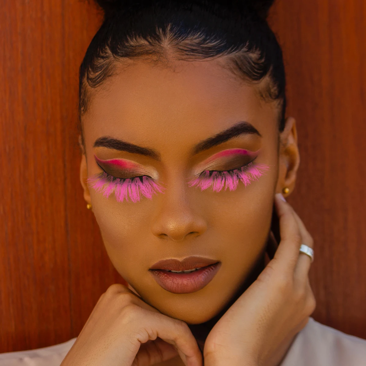 2 paires de cils colorés épais maquillage dramatique faux cils réutilisables 3D cils outil de maquillage des yeux faux cils