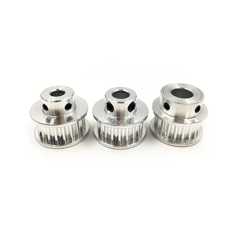 GT3 sabuk Timing aluminium 20 gigi, Diameter dalam katrol 5mm/6.35mm/8mm untuk lebar sabuk 6mm/10mm 3GT 20 T roda gigi katrol