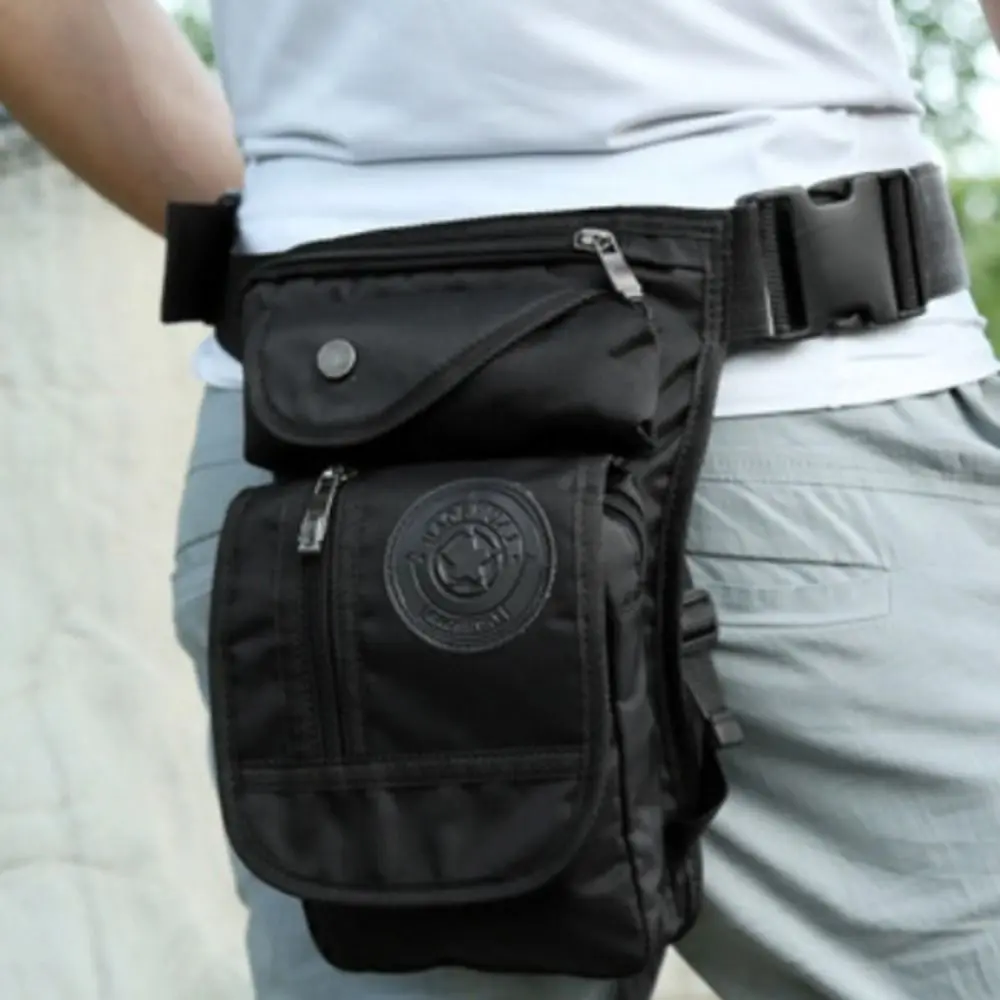 

Large Capacity Outdoor Drop Leg Bag Adjustable Multi-layers Hiking Waist Pack Casual Quick Release Bike Cycling Bag Hiking