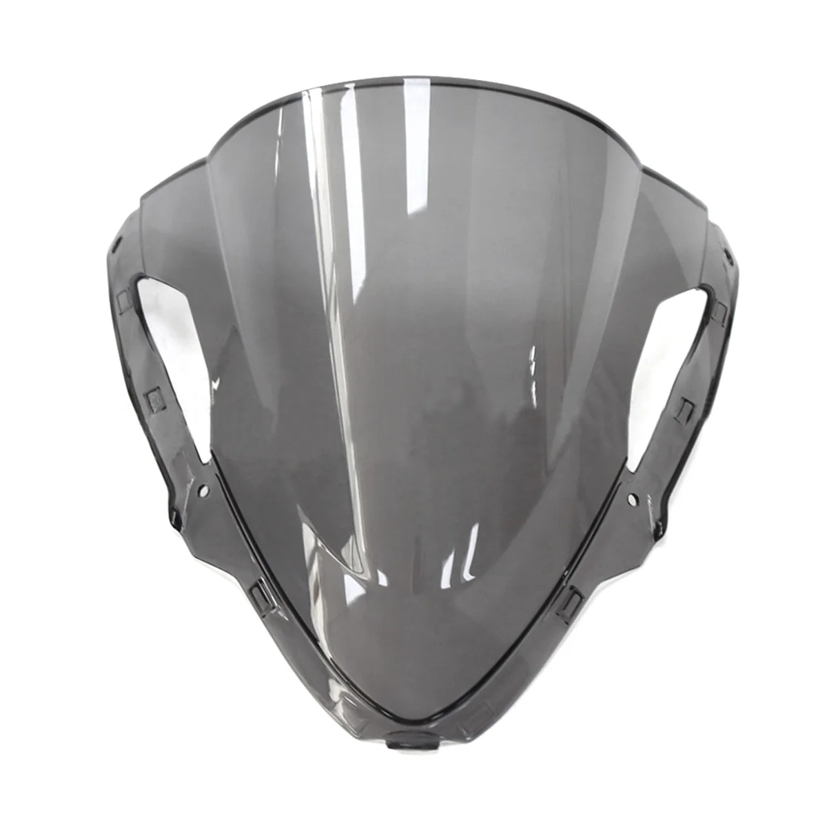 T48C_دراجة نارية الزجاج الأمامي الزجاج الأمامي يربك منحرف الرياح لكاواساكي ZX-6R ZX6R ZX 6R 2023 2024 رمادي #4