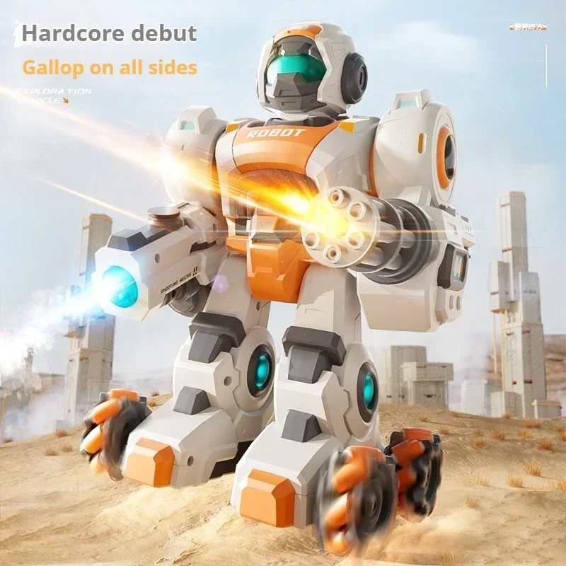 クールなもの おもちゃの車 面白いギフト - かわいいジェスチャーセンシング Rc ロボット、リモートコントロールカーおもちゃ、Rc クローラー、おならスプレー Rc カー、男の子用おもちゃ