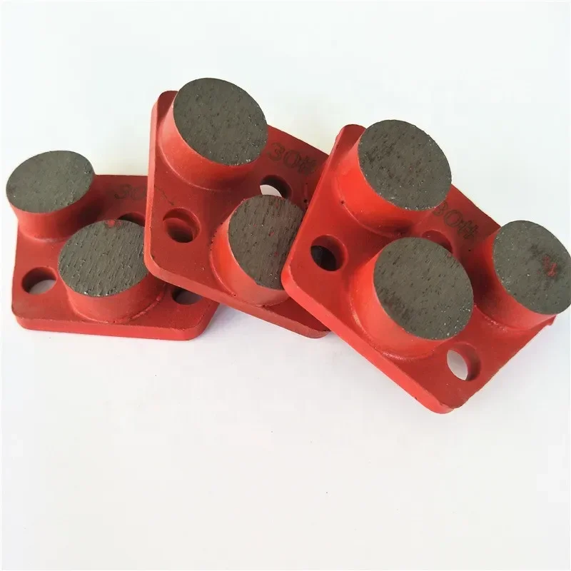 Diamond Grinding Block Concrete Floor With Three Round Segment  Polish For Terrazzo 10/12PCS Free Shipping