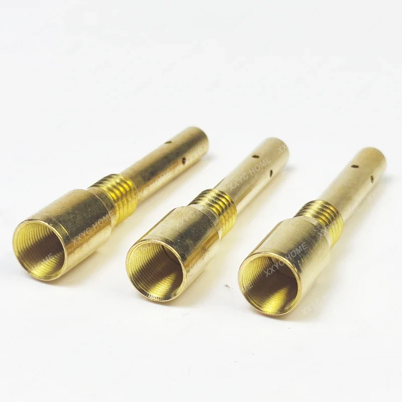 Copper Brass 350 Connecting Rod Two Protection Welding Gun Contact Nozzle Seat Internal Thread