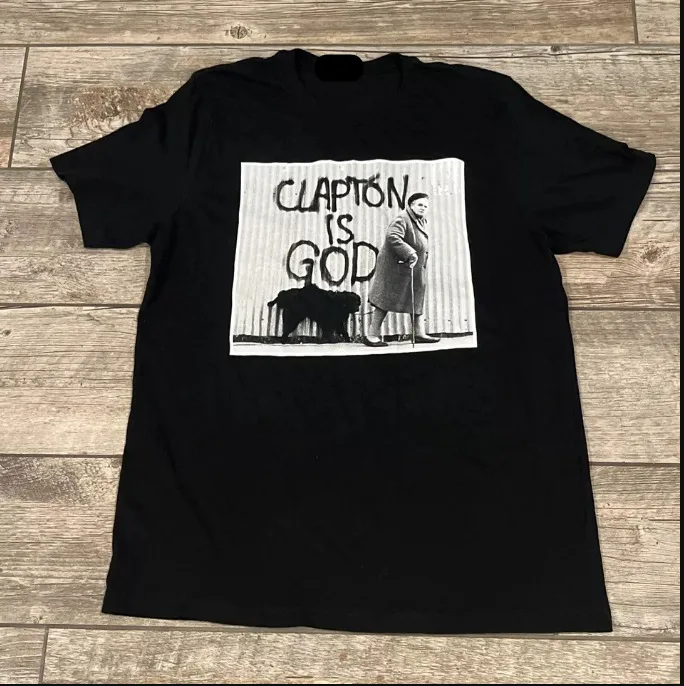 Clapton Is God T-Shirt T-Shirt Mom Gift, New Father Day, Fan Gift, So Cute